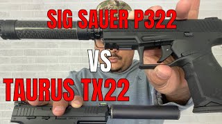 Rimfire Face-Off: Sig Sauer P322 vs. Taurus TX 22 - Which Reigns Supreme?