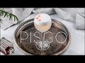 PISCO SOUR 2 WAYS - How to make a classic Pisco sour cocktail and a funky one