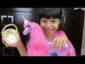 PINK UNICORN & Chelsea - marshmallow vegetables fruit