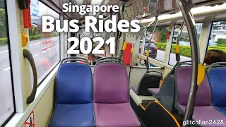 Singapore Bus Ride Compilation 2021