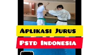 Aplikasi Jurus Pencak Silat Tenaga Dasar Indonesia #pstdindonesiatanahabang #pencaksilat