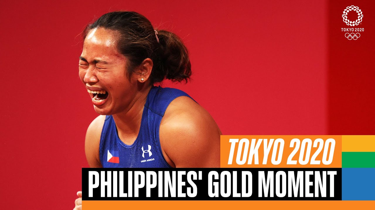 🇵🇭 🥇 Philippines' Gold Medal Moment At #Tokyo2020 | Anthems - YouTube