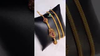 Mope design gold mangalya chain