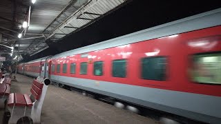 1st LHB Run : Falaknuma goes LHB Rake , SRC WAP-4 in Charge!