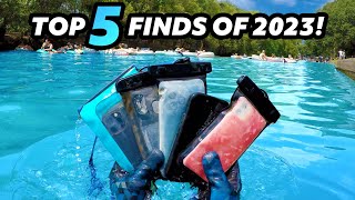 Found 16 Phones, 13 Knives, 5 Apple Watches Underwater (TOP 5 Finds of 2023!)