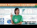 Excel Stock Portfolio Dashboard - FREE File Download