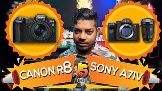 Camera Comparison : Canon R8 vs Sony A7IV ||  CANON R8 VS SONY A7IV