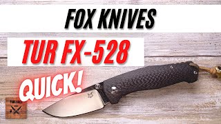 Fox Tur FX-528 VOX Design Pocketknife. Fablades Quick Review