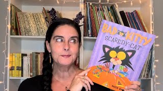 Halloween Book: Bad Kitty Scaredy-Cat by Nick Bruel