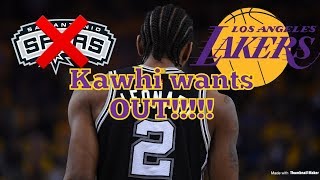 Kawhi Leonard Wants Out of San Antonio, Lakers Are Top Destinations | NBA Trade Rumors 2018