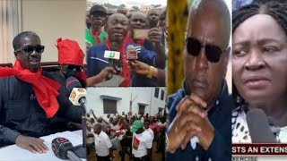 we can't stay in NDC party again, over 2,000 NDC supportèrs join NPP. Mahama Gov't is worsè.........