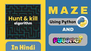 Build a Maze Generator with Python Pygame | Hunt & Kill Algorithm Explained (Step-by-Step Tutorial)
