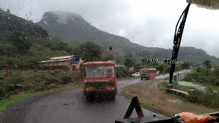 JAMKHED - BORIVALI MSRTC BUS NEAR MALSHEJ GHAT