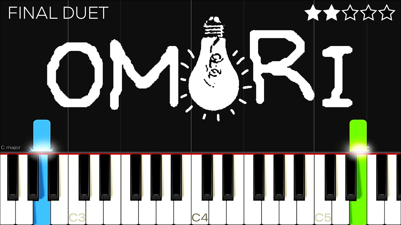 Omori Final Duet Easy Piano Tutorial Acordes Chordify
