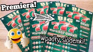 Zdrapki Lotto 🎲 #981 Premiera! 7 zdrapek BIG 777 😍 Są siódemki! 🤑💪