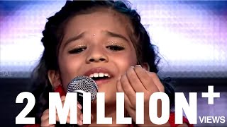 Baby Sreya Jayadeep Singing " Malargale Malargale " - Cover - Trending Video (SIIMA 2016)