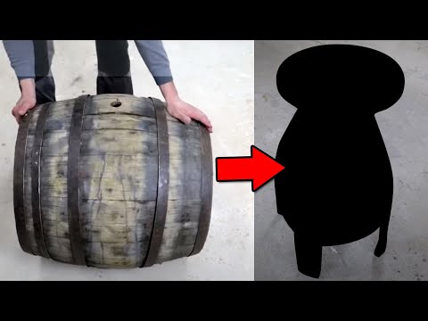 Bar Stool from old wine barrel Bar Stool from old wine barrel