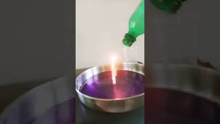 Easy Science experiment with water, ujala \u0026 candle 🕯️