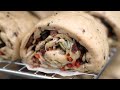 multigrain nuts mantou taro steamed bun rolls 老麵雜糧堅果饅頭 芋頭捲 taiwanese food