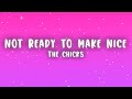 The Chicks - Not Ready to Make Nice (Lyrics)
