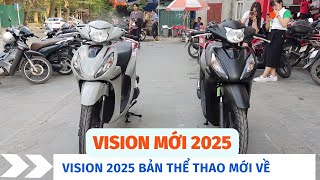 Vision 2025 mới nhất. Chi tiết Vision 2025 bản thể thao mới về. báo giá Vision 2025. #vision2025