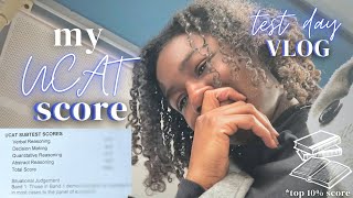 VLOG | UCAT TEST DAY! Revealing My Score (LIVE REACTION) *emotional*