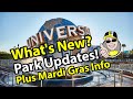 What's New at Universal Orlando? | Park Updates | Plus Mardi Gras Info