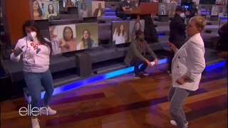 Ellen DeGeneres Gets Down with tWitch and her Audience Producer “ Claudia Gharib