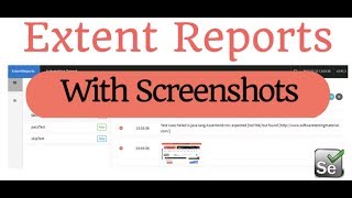 How to add Screenshot in Extent Report for Failed Test Cases in Selenium