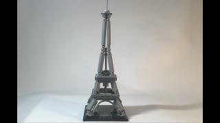LEGO Architecture The Eiffel Tower Stop Motion Build