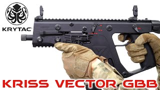 【撃ってみた】KRYTAC KRISS VECTOR ガスブロの動作感をチェック【日本発売2024年1月頃予定】クライタック クリスベクター