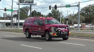 Pasco County Fire Rescue Battalion 1 Responding