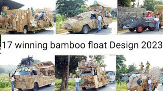 2023 17 PANALONG DESINYO NG FLOAT NA GAWA SA KAWAYAN || GAYAHIN MO ETO AT SIGURADO ANG PANALO