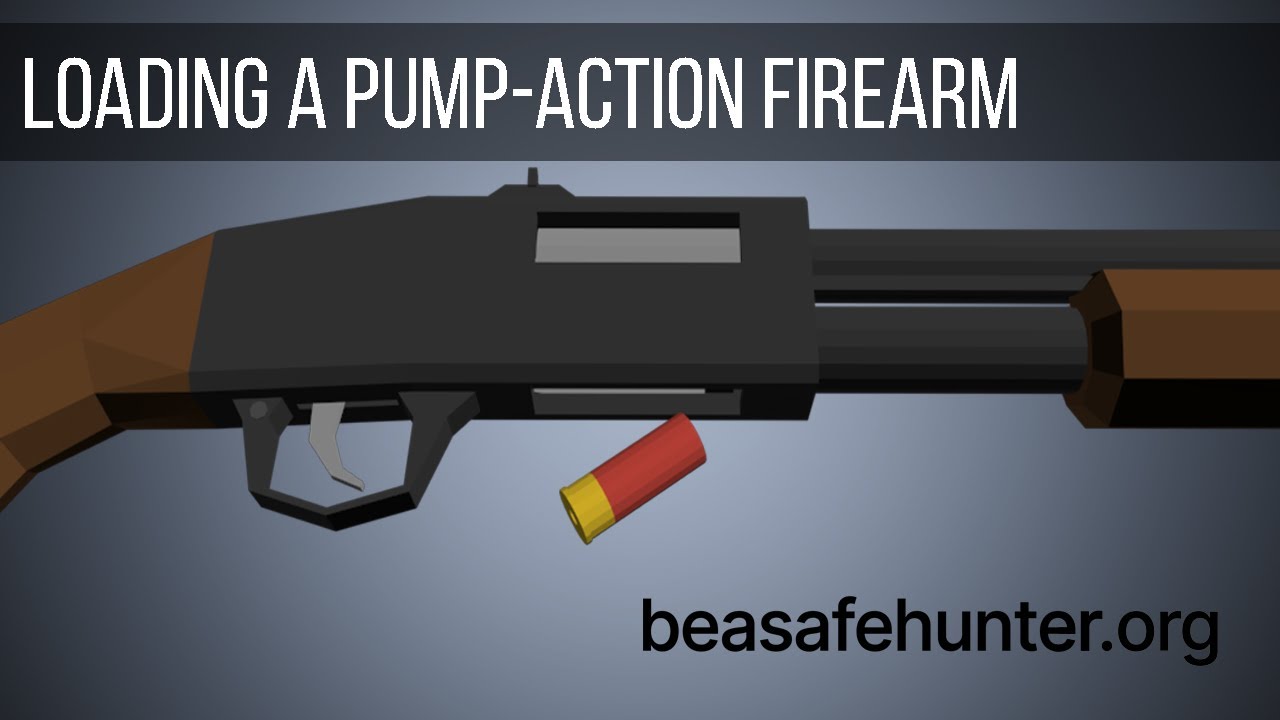 Loading A PumpAction Firearm - YouTube