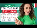 TELLING THE TIME in Italian: STEP by STEP 📚FREE PDF 🇮🇹 Italian for Beginners