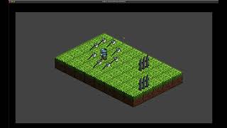 Small prototype, endless scroller with modular attack system