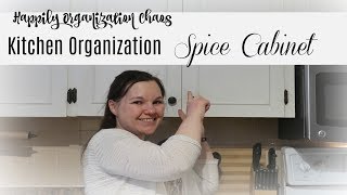 Spice Cabinet Organization Ideas| Minimalist Kitchen