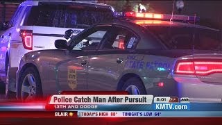 Man Arrested after Police Chase