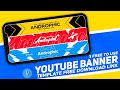 Top 3 Free YouTube Banner Template | Free Download | Pixellab Presets