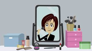 Animated Basic English Lesson: Talking about your daily routines in Present Simple