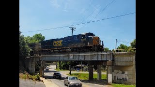 Railfanning Monroe, NC with a 3 Way Meet and More!