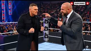 Triple H Fire Gunther Full Segment WWE smackdown highlights today