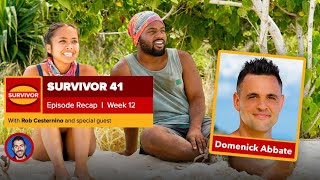 Domenick Abbate Recaps Survivor 41, Episode 12