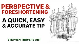 Have accurate foreshortening every time with this quick and easy tip!