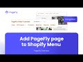 How to Add PageFly Pages to Shopify Store | PageFly Tutorial 2024