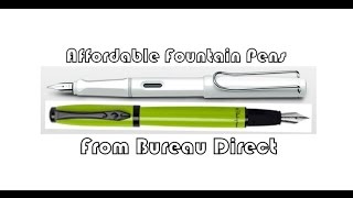 Affordable Fountain Pens From Bureau Direct [COMPARISON AND REVIEW]