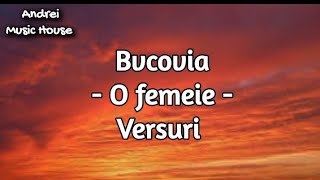 Bvcovia - O femeie (versuri)