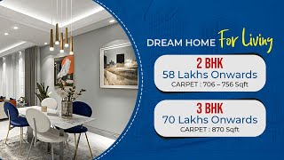 Luxury 2 \u0026 3 BHK Apartments at 58 Lakhs | Dream Home Awaits | Spacious Living in a Prime Location!