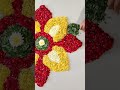 Diwali flower Rangoli designs || Flower decoration ideas for Diwali || Diwali Decoration ideas.