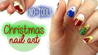 Nail Art for Christmas: The NO TOOL Guide!